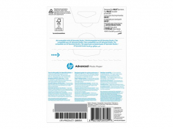 HP Advanced Glossy Photo Paper-25 sht/10 x 15 cm borderless
