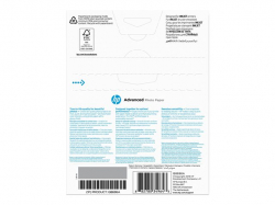 HP Advanced Glossy Photo Paper-25 sht/13 x 18 cm borderless