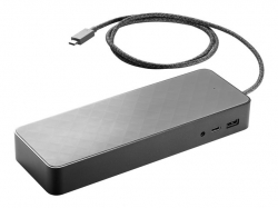 HP USB-C Universal Dock 90w + 4.5mm and USB Power Splitter DisplayLink