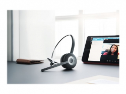 JABRA PRO 935 Mono for PC and Mobile with Bluetooth with integrated USB-plug Noise-Cancelling Wideband ringtone on the base