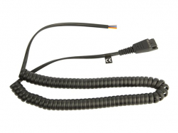 JABRA QD cord coiled open ends