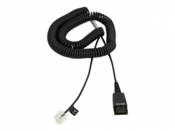 JABRA QD Cord to special-Plug RJ45 coiled 0.5-2Meter for Siemens Open Stage                          