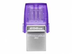 KINGSTON 256GB DataTraveler microDuo 3C 200MB/s dual USB-A + USB-C