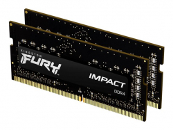 KINGSTON 32GB 3200MHz DDR4 CL20 SODIMM Kit of 2 FURY Impact                          