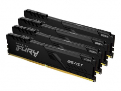 KINGSTON 32GB 3600MHz DDR4 CL17 DIMM Kit of 4 FURY Beast Black