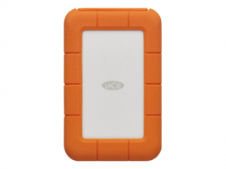 LACIE RUGGED 2TB USB-C USB3.0 Drop- crush- and rain-resistant for all-terrain use orange