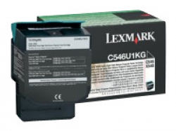 LEXMARK C546 X546 toner cartridge black extra high capacity 8.000 pages 1-pack return program