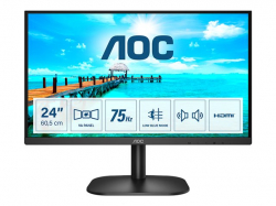 Монитор AOC 24B2XDAM 23.8inch VA with vivid colors HDMI VGA DVI