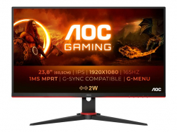 Монитор AOC 24G2SPU/BK 23.8inch 1920x1080 IPS FHD Freesync 165Hz DP 2xHDMI 250cd/m2