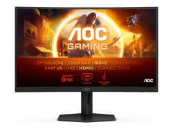 Монитор AOC CQ27G4X 27inch 2560x1440 0.5ms 2xHDMI DP Black/Grey                          