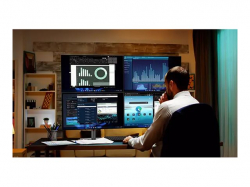 Монитор Lenovo ThinkVision P27h-30 27" 2K QHD 2560x1440, IPS, 1000:1, 4ms, 16:9, HDMI, DP, USB-C, 5x USB 3.2, Tilt, Swivel, Pivot, Height Adjust Stand, 3Y