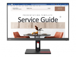 Монитор Lenovo ThinkVision S24i-30 23.8" IPS, WLED, 16:9, 1920x1080, 6ms, 1300:1, 100Hz, HDMI, VGA, Tilt Stand