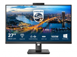 Монитор PHILIPS 276B1JH/00 27inch IPS WLED QHD 2560x1440 16:9 1000:1 300cd/m2 4ms GtG HDMI/ DP USB-C 3.2/USB 3.2/Display Link