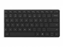 MS Bluetooth Compact Keyboard Eng Intl Euro Hdwr Black QWERTY