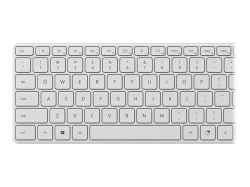 MS Bluetooth Compact Keyboard Eng Intl Euro Hdwr Glacier QWERTY
