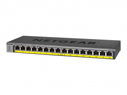NETGEAR 16PT POE/POE+GIGABIT UNMANAGED SWITCH                          