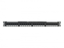 PANDUIT 19 24 port 1U NetKey Category 5e preloaded 110 style punchdown patch panel Ro                          
