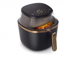 PHILIPS Airfryer Series 3000 4.2l Rapid Air Plus LED Dislpay black                          