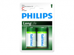 PHILIPS battery longlife C 2TK/PK                          