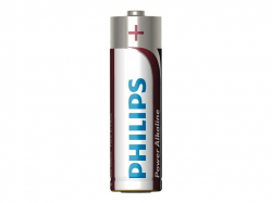 PHILIPS battery power alkaline AA  6TK/PK                          