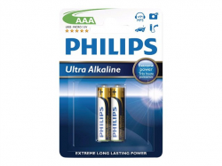 PHILIPS battery ultra alkaline AAA  2TK/PK                          