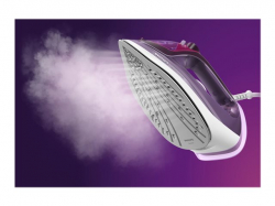 PHILIPS Steam iron Series 3000 40g/min 180g steam boost SteamGlide Plus 2600 W Black