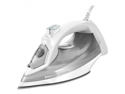 PHILIPS Steam iron Series 5000 40g/min 160g steam boost SteamGlide Plus 2400 W white/gray                          