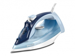 PHILIPS Steam iron Series 5000 45g/min 180g steam boost SteamGlide Plus 2400 W black/purple                          