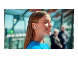 PHILIPS True Wireless Earbuds IPX4 Make calls using a single earbud Up to 24 hours play time white