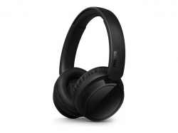 PHILIPS Wireless On Ear Headphone with mic 40mm drivers/closed-back black