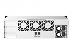 QNAP 16-bay Rackmount NAS AMD Ryzen V1000 series V1500B 4C/8T 2.2GHz 16GB DDR4 RAM 2x2.5GbE LAN optional 10GbE & M.2 NVMe/SATA