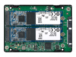 QNAP 2.5inch SATA to dual M.2 2280 SATA drive adapter hardware RAID 0/1 JBOD Individual disk modes