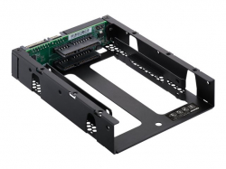 QNAP 3.5inch SATA to dual 2.5inch SATA drive adapter up to 9.5mm 2.5inch drive height support HW RAID 0/1 JBOD Individual disk modes