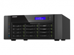 QNAP TS-h1290FX-7232P-64G 12 Bay U.2 NVMe PCIe Gen4 x4 all-flash desktop NAS AMD EPYC 8-core 7232P 64GB RDIMM ECC DDR4