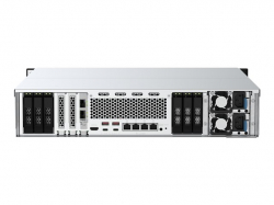 QNAP TS-h3088XU-RP-W1270-64G 30-bay rackmount NAS Intel Xeon W-1270 8core 3.4GHz 64GB UDIMM DDR4 ECC 4 slots max. 128GB 2x25GbE