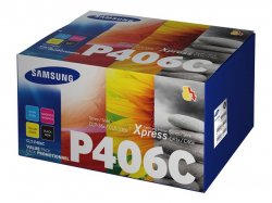 SAMSUNG CLT-P406C/ELS toner black and colour standard capacity 1-pack Rainbow toner kit (C/M/Y/K)                          