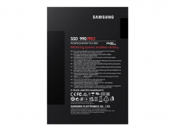 SAMSUNG SSD 990 PRO 2TB M.2 NVMe PCIe 4.0 up to 7.450 MB/s read + up to 6.900 MB/s write