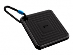 Silicon Power PC60 512GB Portable SSD SATAIII USB 3.2 Gen2 (Type-C) Portable SSD, R/W: up to 540MB/s; 500MB/s, Black
