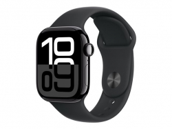 Смартчасовник APPLE Watch S10 Cellular 42mm Jet Black Alu Case with Black Sport Band ML