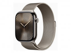 Смартчасовник APPLE Watch S10 Cellular 46mm Natural Titanium Case with Natural Milanese Loop SM                          