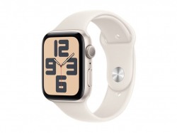 Смартчасовник APPLE Watch SE2 v3 GPS 44mm Starlight Alu Case with Starlight Sport Band ML                          