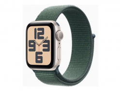 Смартчасовник APPLE Watch SE2 v3 GPS 40mm Starlight Alu Case with Lake Green Sport Loop                          