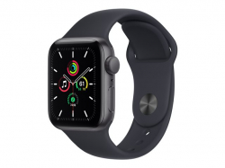 Смартчасовник APPLE&nbsp;Watch SE GPS 40mm Space Gray Aluminium Case with Midnight Sport Band Regular                          