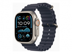 Смартчасовник APPLE Watch Ultra2 v2 Cellular 49mm Natural Titanium Case with Navy Ocean Band