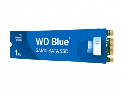 WD Blue SA510 SSD 1TB M.2 2280 SATA III 6Gb/s internal single-packed POWERED BY SANDISK