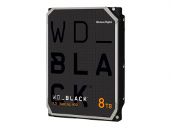 WD Desktop Black 8TB HDD 7200rpm 6Gb/s serial ATA sATA 128MB cache 3.5inch intern RoHS compliant Bulk