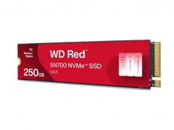 WD Red SSD SN700 NVMe 250GB M.2 2280 PCIe Gen3 8Gb/s internal drive for NAS devices POWERED BY SANDISK