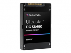 WESTERN DIGITAL Ultrastar DC SN650 SSD U.3 15MM 7680GB 2.5inch PCIe TLC RI-1DW/D BICS5 ISE                          