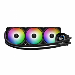 Gamdias водно охлаждане Water Cooling 360mm - AURA GL360 DIGITAL - Digital Display, aRGB