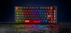Marvo геймърска механична клавиатура Gaming Mechanical Keyboard Arma 67 KG935 - 1K, TNT Peach Switches [Linear], (English US)